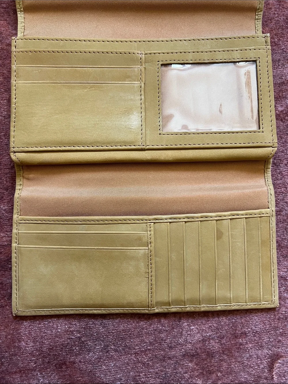 Timberland Caramel Leather Continental Wallet